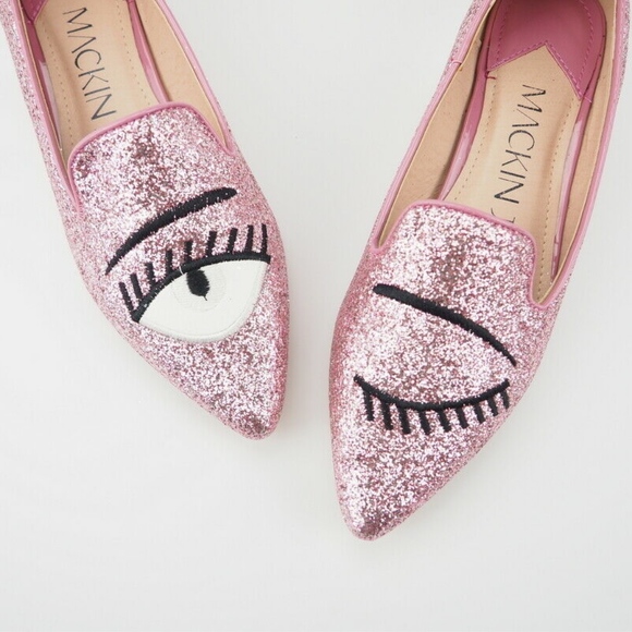 Shoes - !! LAST SIZE 5.5 &  6.5 !!   Eyelash Sparkle Flats